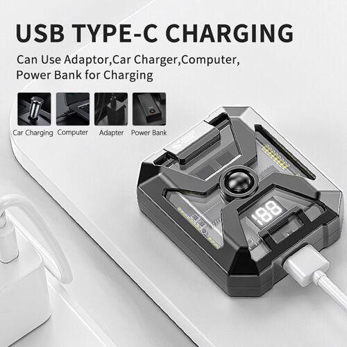 Black Technology Dual Arc Lighter with Illuminated Ignitor