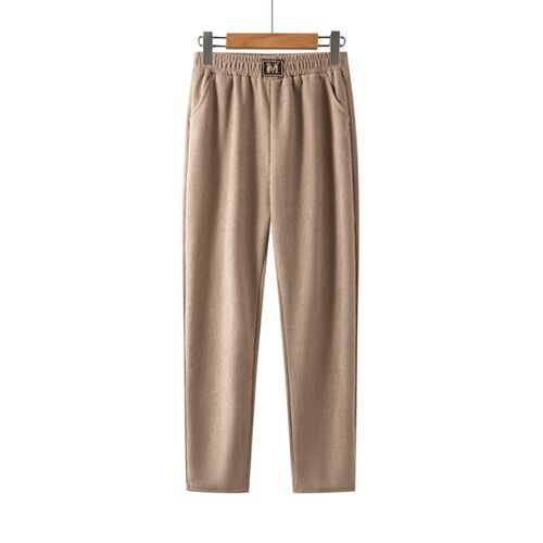 2025 Plus Velvet Padded Middle-aged Mother Pants High Waist