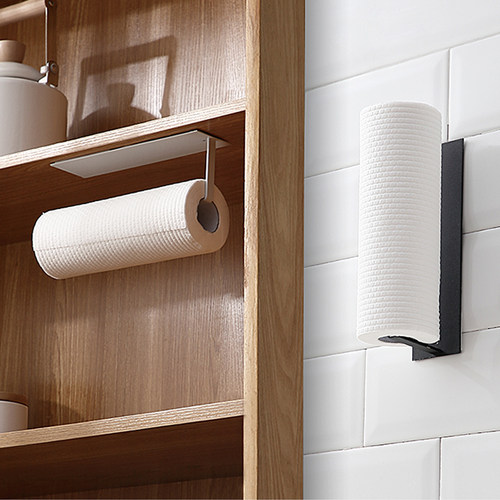 Paper Towel Holder Hooks Kitchen Storage Organizer Gadget Se