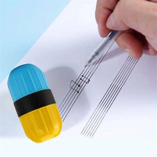 5 Lines Practice Roller Stamp Self Inking Line Rolling