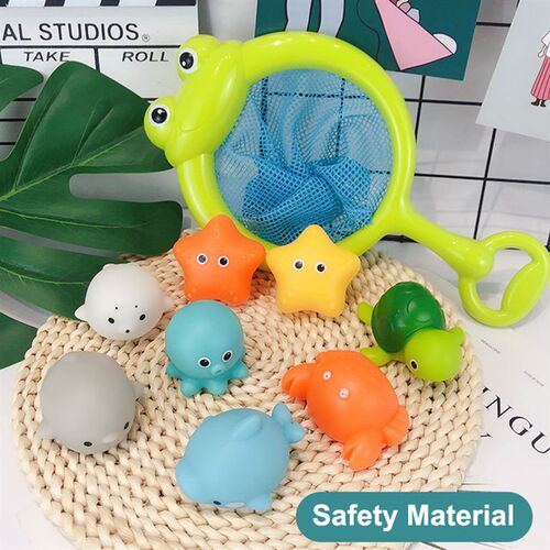 Baby Bath Toys Cute Luminous Floating Animals Swimming Water