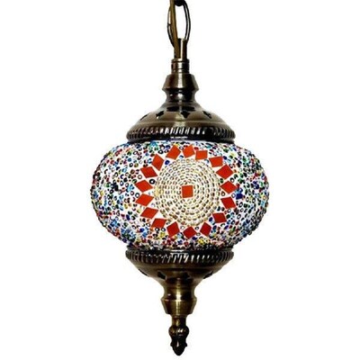 Turkish Moroccan Mosaic Hanging Ceiling Lamp Romantic