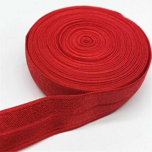 15mm 20mm 25mm Elastic Ribbon Fold Over Spandex Elastic Band
