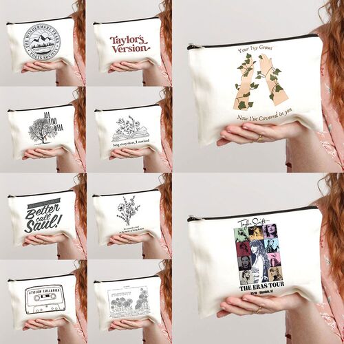Folklore Cosmetic Bag Taylor Music Swift Albums  Makeup Bag