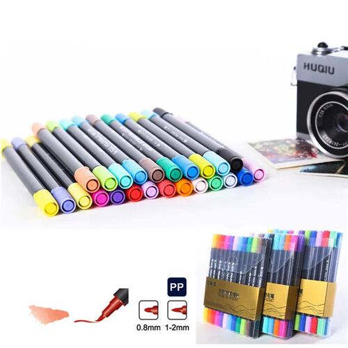 STA 12/24/36/48/80 Colors Artist Brush Sketch Marker Pens Wa