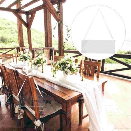 6 Pcs Chairs Reserved Signboard Acrylic Hanging Signs Seats