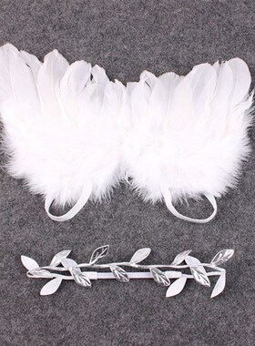 Newborn Photography Props White Angel Wing Baby Photos Props