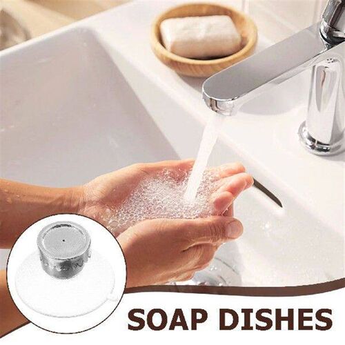 2 Sets Magnetic Soap Box Suckers Wall Mounted Rack Holders