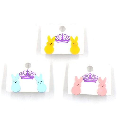 1Pair New product CN Stud earring For women bunny Easter Hol