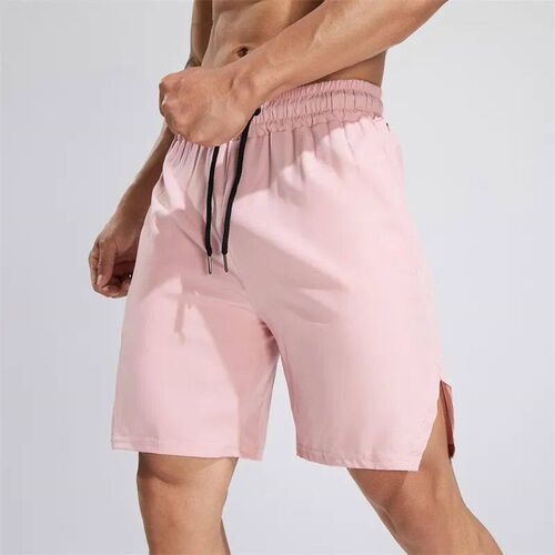 Joggers Men Short Pants Summer Quick Dry Solid Workout Polye