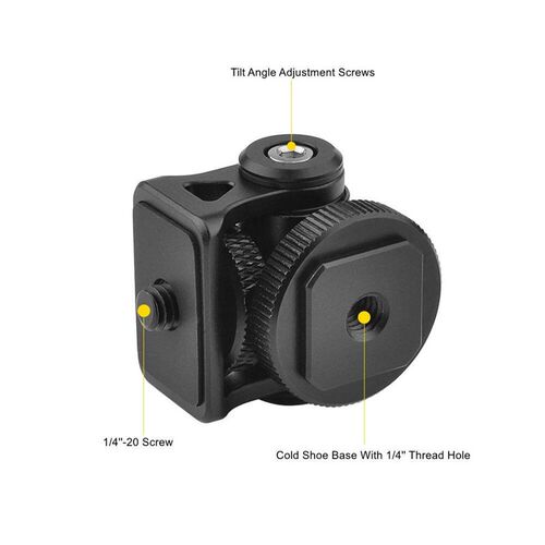 Monitor Mount Tilting Adjustablea Hot Cold Shoe Fill Light M