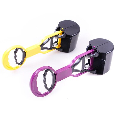 1Pcs Dog Cat Animal Waste Pooper Scooper Long Handle Jaw Poo