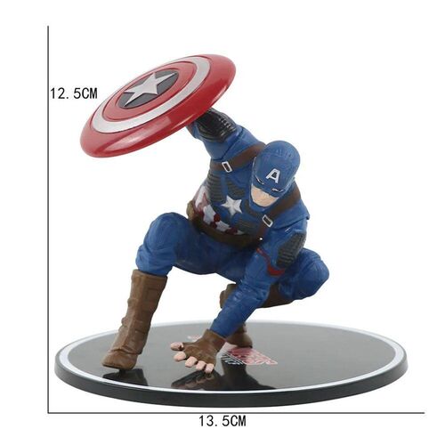 Superhero Figure SpiderMan Ironman Captain America Hulk War