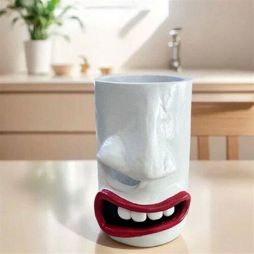 Funny Face Tissue Holder Novelty Tissue Dispenser Night