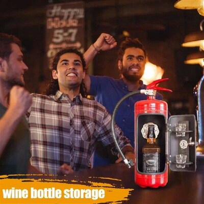 Alcohol storage mini bar Fire Extinguisher Creative Wine