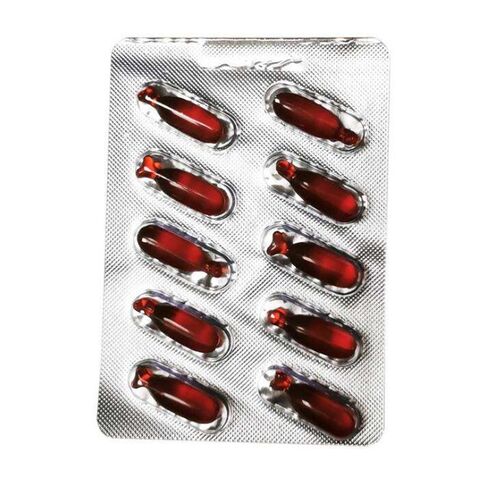 Edible vomiting blood capsules Artificial plasma false plasm