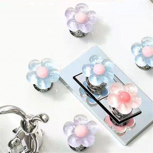 Flower Shaped Practical Toilet Water Tank Button Auxiliary