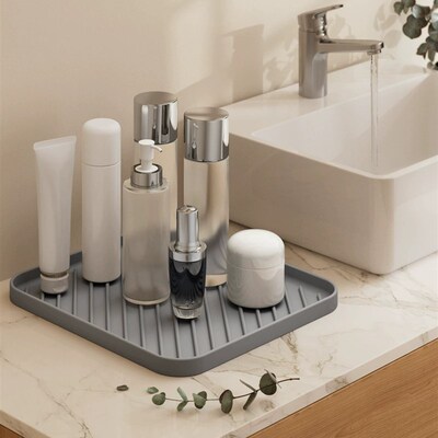 Water ripple silicone drain mat Insulated coaster water