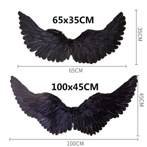 1PC Angel Feather Wings Dressing Up DIY Costume Catwalk