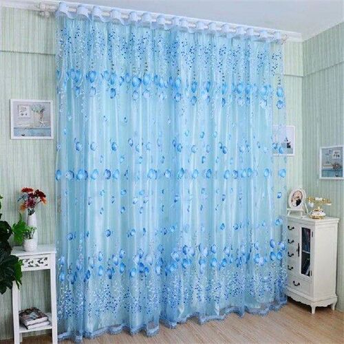 Window Curtains Sheer Voile Tulle For Bedroom Living Room