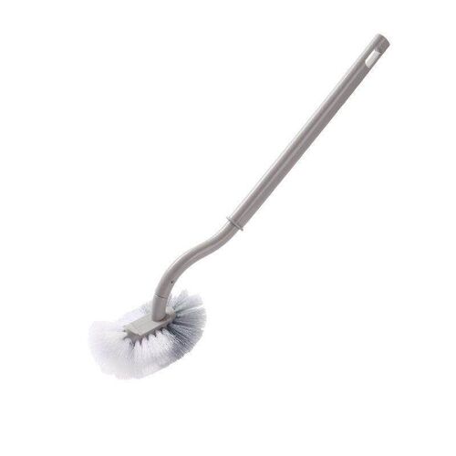 Wall-mounted toilet bowl brush soft hair elbow cleaning