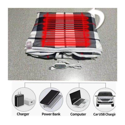 Electric Blanket Wearable 3 Heat Settings Soft Warm Shawl US