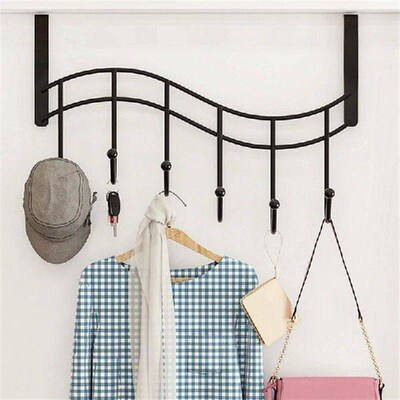 Heart-Shaped Door Behind Hook Storage Wall Hanging Clothes