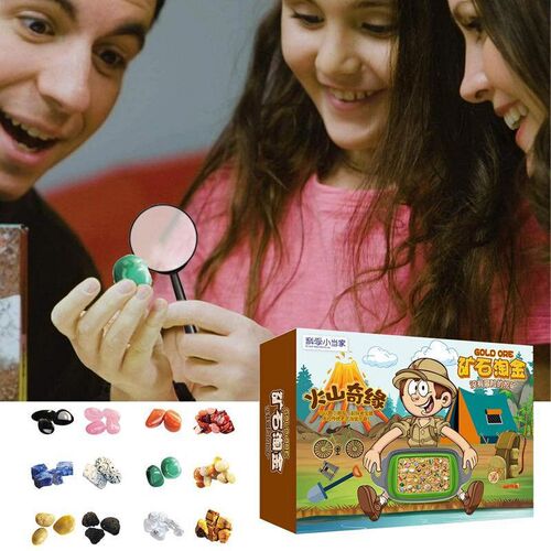 Dry Wet Gemstone Dig Kit Gem Digging Science Kit Educational