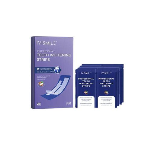 Natural Coconut Oil Sea Salt Tooth Whitening Strips Removing