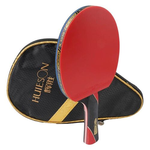 Single Professional Training Carbon Table Tennis Bat Racket