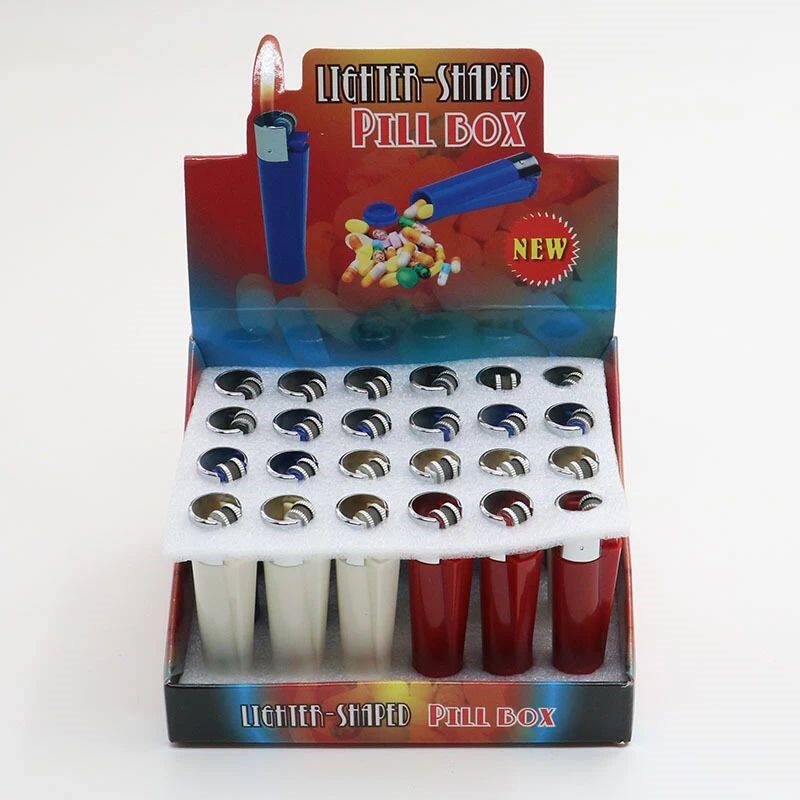 Wholesale Portable Mini Storage Box Hidden Lighter Type Pill - 实物图