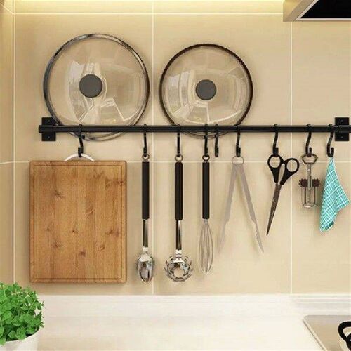 Punch-free Kitchen Hook Wall Hanger for Knife Spoon Pot Lid