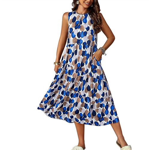Dress, neck hanging skirt, childrens short sleeved shirt