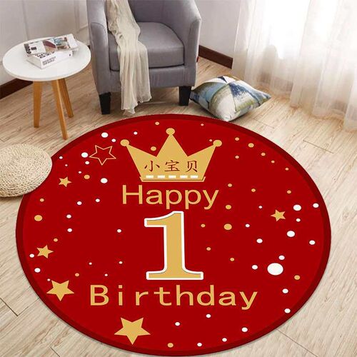 Baby Grab Week  Grab Week Banquet Props Cloth Round One-year
