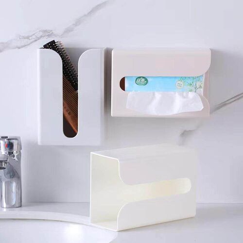 No-drill Tissue Box Holder - Multi-functional for Car, Kitch