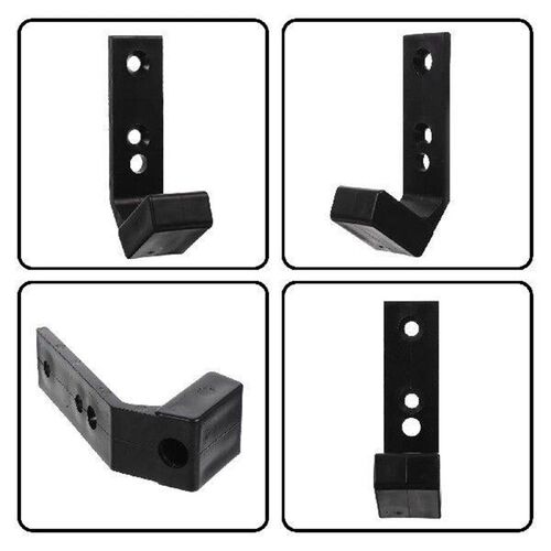 2 Pcs Barbell Holder Rack Stand Wall Shelves Storage Gym