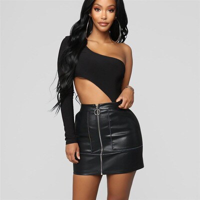 Sexy Clubwear for Women OneShoulder Strapless Sexy Dress in