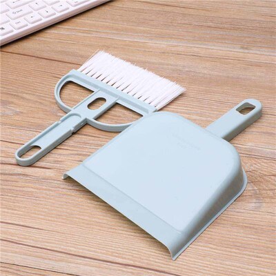 1 Set Mini Cleaning Brush Small Broom Dustpans Set Desktop S