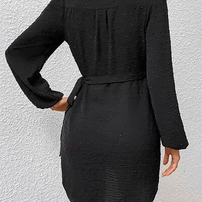 Elegant Short Dresses For Women Autumn Casual Irregular