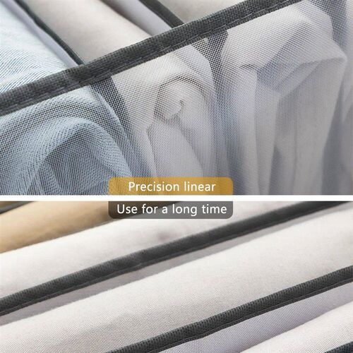 24 Gird Socks Storage Box Underwear Bra Organizer Collapsibl
