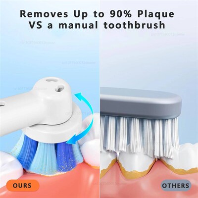 Electric Toothbrush Rechargeable Deep Clean Whitening Teeth