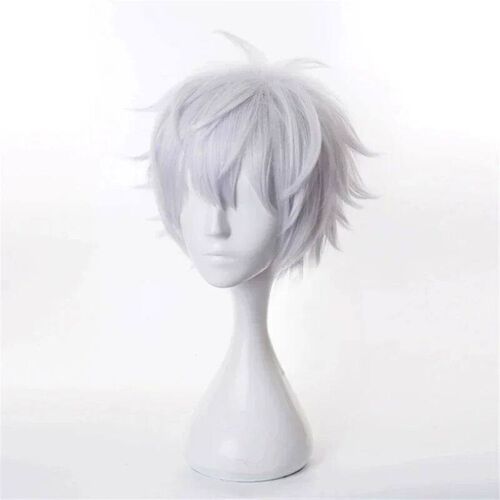 Jujutsu Kaisen Gojo Satoru Cosplay Wig Silver Short Fluffy
