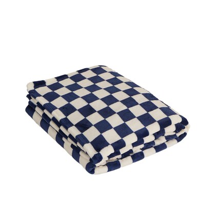 Plaid Flannel Blanket Nap Blanket Group Buying Gift Thickene