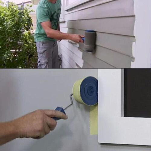 5/8pcs Seamless Color Box Packaging Wall Paint Runner Roller