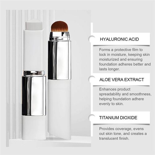 Deep Skin Tone 2-in-1 Color Changing Foundation Stick - Ligh