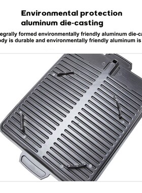 Portable Korean BBQ Grill Pan Non-Stick Charcoal Grill Plate