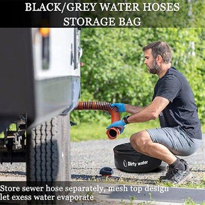 RVs Motorhome Water Hose Storage Bag Indoor Outdoor