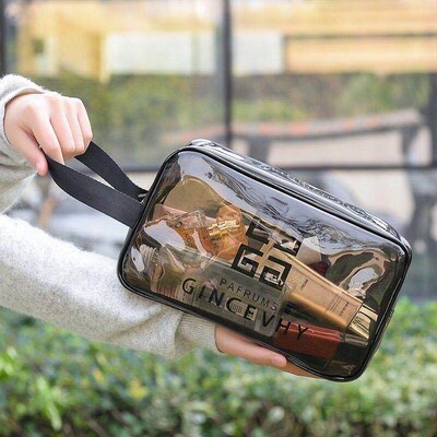 Transparent Cosmetic Bag PVC Toiletry Bag Travel Care Set St