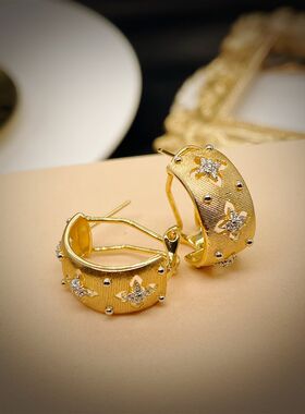 Foydjew Italian Handmade Wire Drawing  Royal Retro Style Jew
