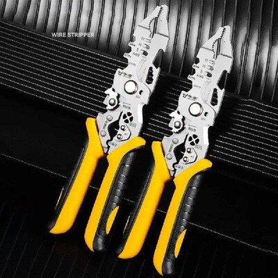 Clamp Wire Stripper Non-slip Trimming Electrician Crimpe
